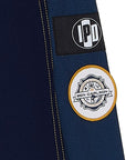 up close of circular ipd logo and ben carlson memorial and scholarship foundation