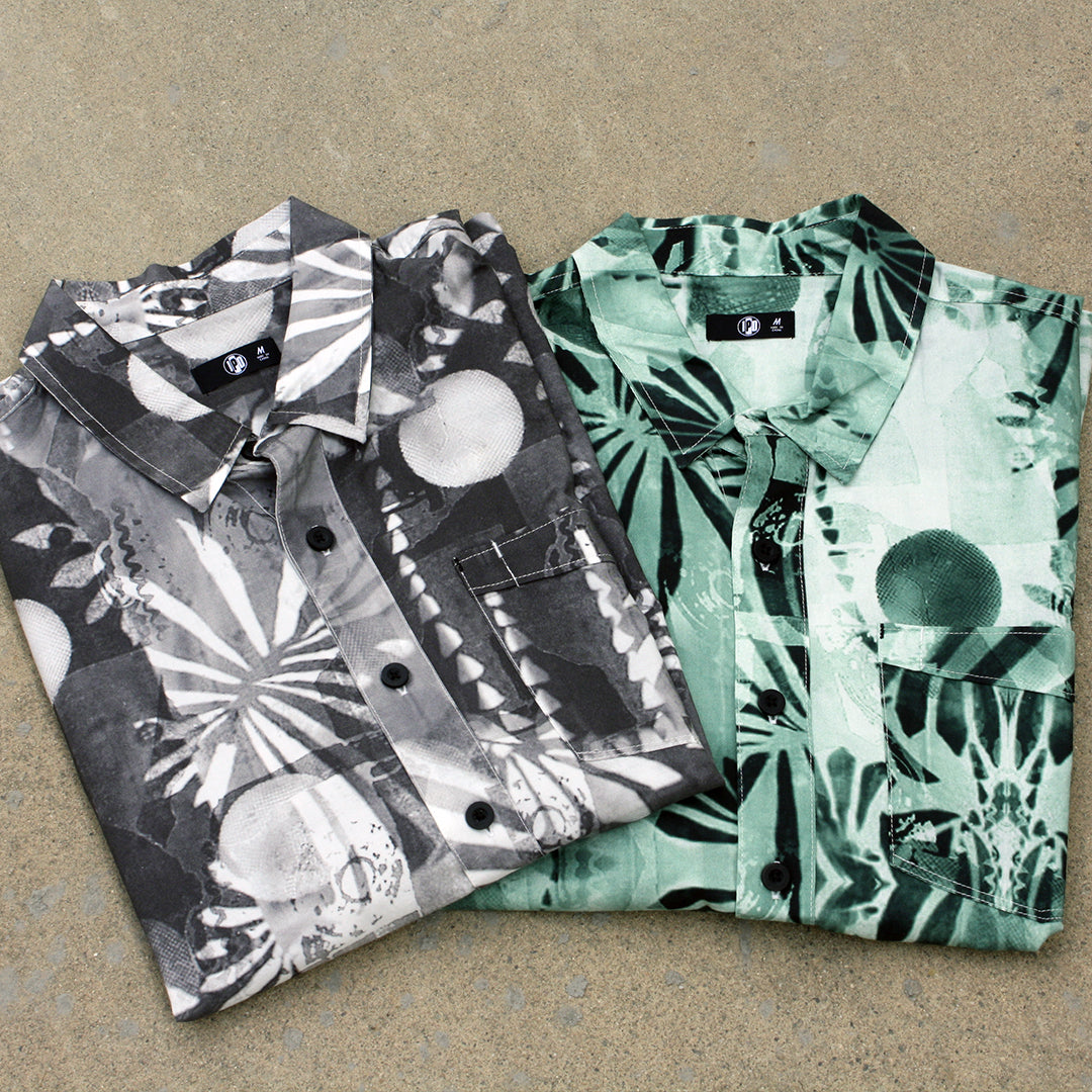 Floral Print Short Sleeve Shirt – Timeless Style with Surf