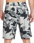 20-inch Camo Swim Shorts - Back View | Comfortable and Stylish Swimwear with Zigzag Interior Stitch Waistband