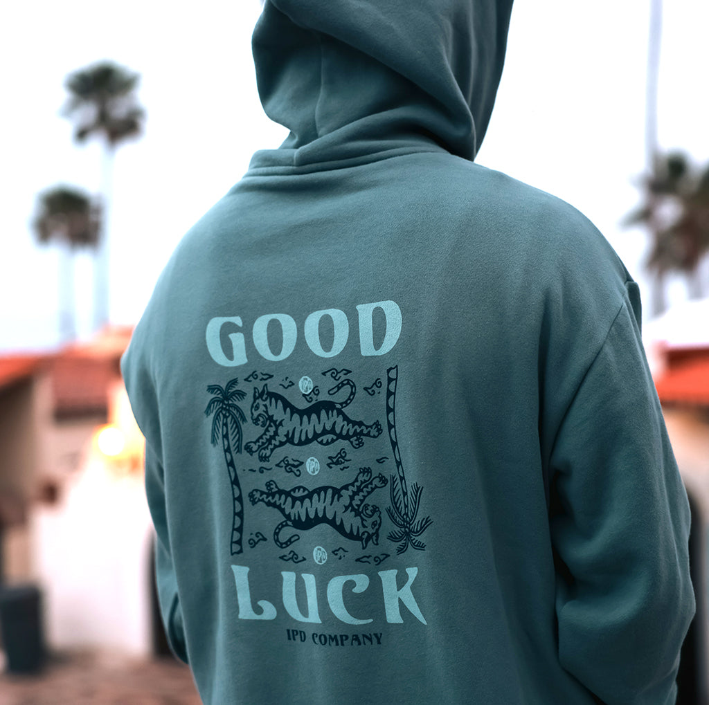 Take a Chance with the Good Luck Pullover Hoodie by IPD IPD International