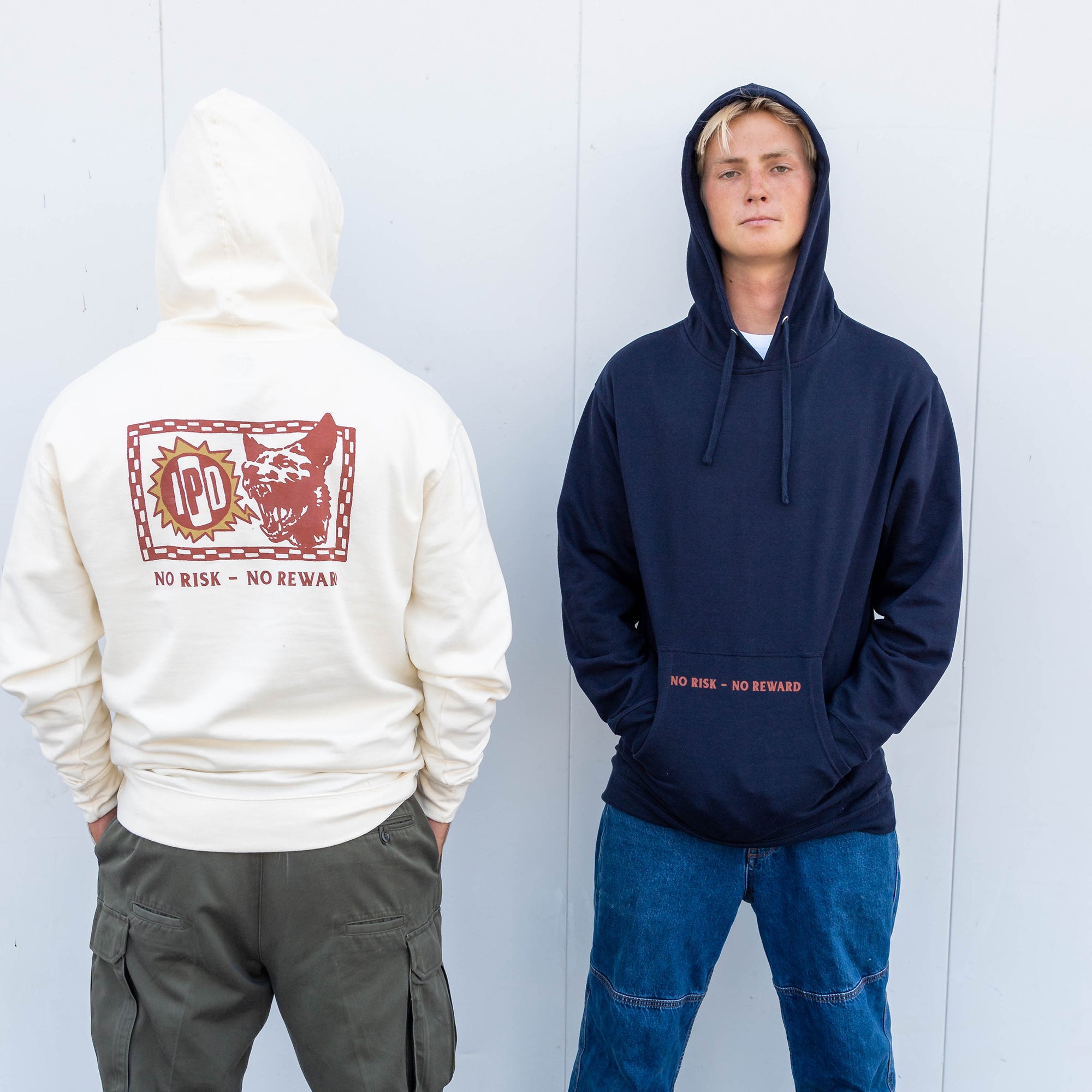 No Risk - Hooded Pullover Fleece