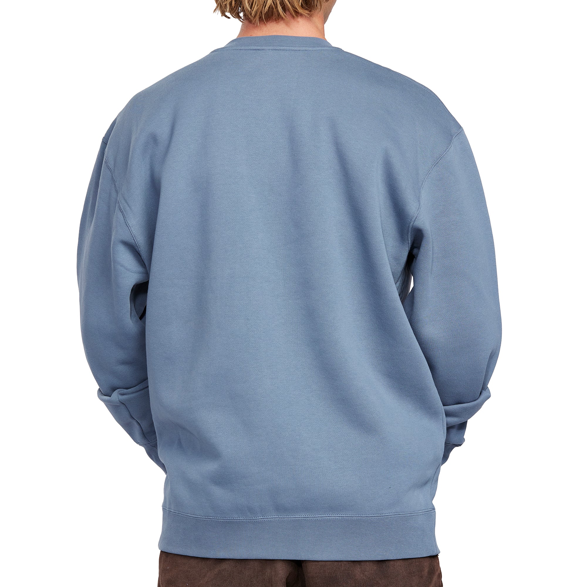 Strummer Crew Neck Fleece - Back View | Soft and Cozy Fleece with 1x1 Ribbing at Cuffs and Waistband