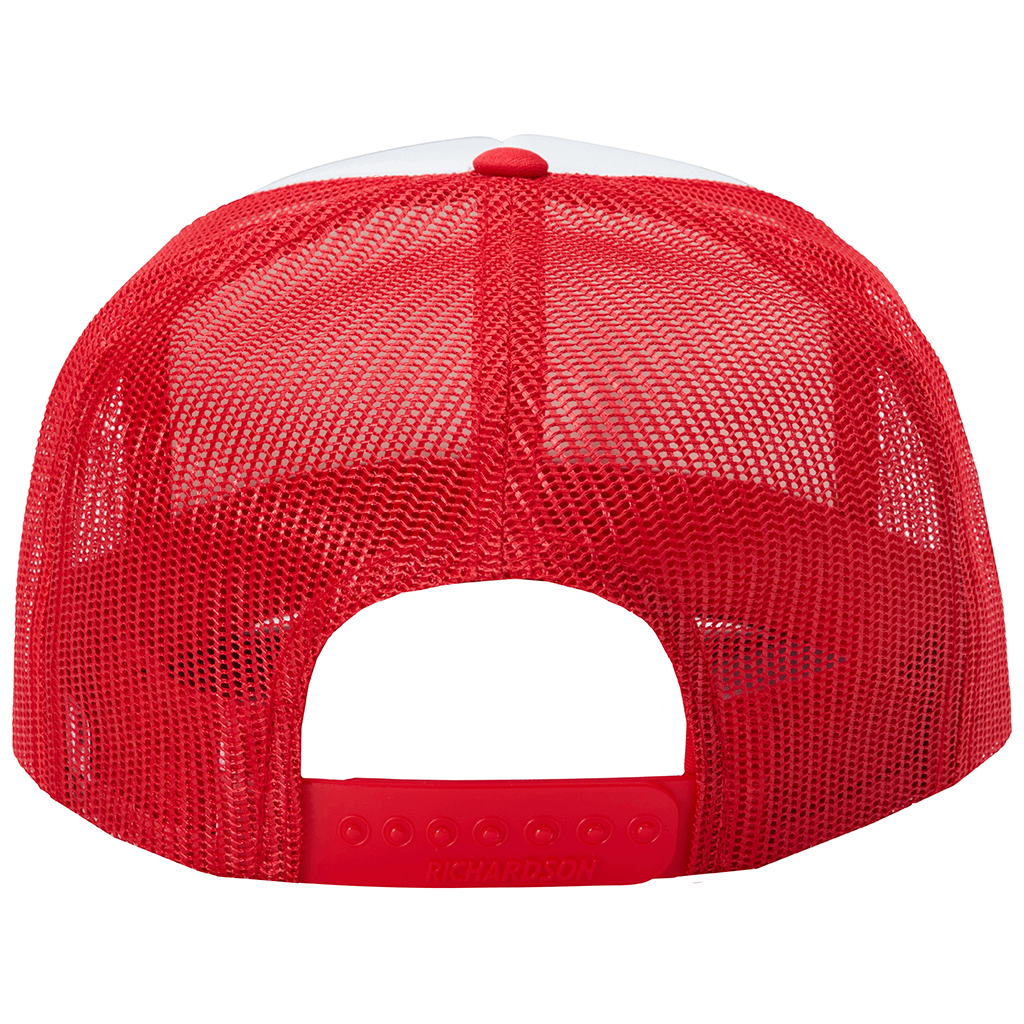 The classic trucker style and shape. This hat is solid navy blue and has our Iconic IPD logo on the front in green. Nylon foam front material, nylon mesh back, flat bill, rope detail, heat transfer logo, adjustable snap back.